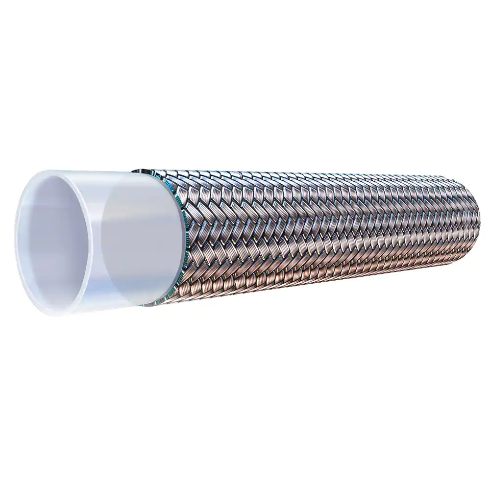 PTFE High Pressure Stainless Steel Hose - 1/4 - Carbonics