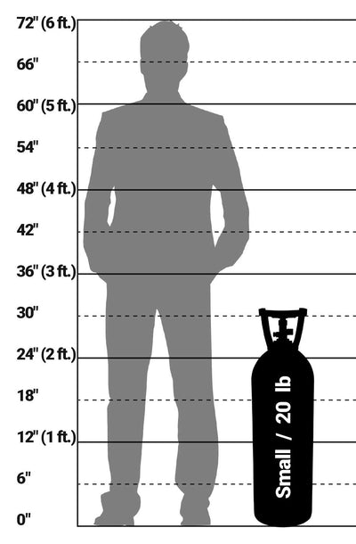 20lb CO2 - Food Grade | CO2 Delivery - Carbonics.ca